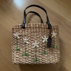 カゴ編み ハンドバッグ