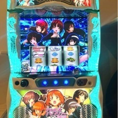 パチスロ実機　ガールズ&パンツァー劇場版　コイン不要機 無段階ボ...