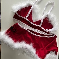【美品】サンタクロース　クリスマス　コスプレ　パーティ衣裳　コスチューム　仮装　大人用　の画像
