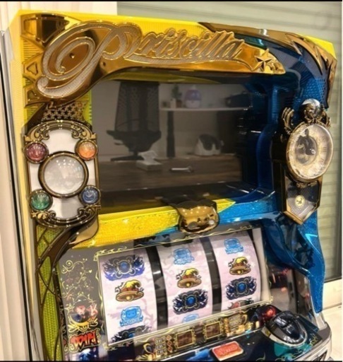 パチスロ実機　プリシラと魔法の本　コイン不要機 無段階ボリューム