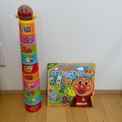 【受け渡し予定者決定済】アンパンマン　積み重ねカップ(マグネットなし)