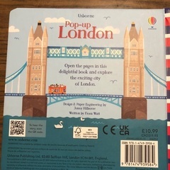 ロンドンの飛び出す絵本の画像