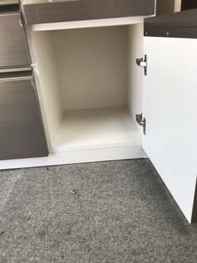 分割OK　松田家具　キッチンボード　人気幅120 食器棚　ソフトクローズ　程度良好