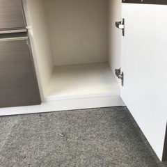 分割OK　松田家具　キッチンボード　人気幅120 食器棚　ソフトクローズ　程度良好の画像