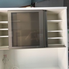 分割OK　松田家具　キッチンボード　人気幅120 食器棚　ソフトクローズ　程度良好の画像