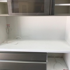 分割OK　松田家具　キッチンボード　人気幅120 食器棚　ソフトクローズ　程度良好の画像