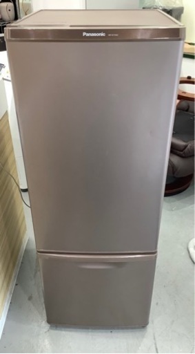 ＊Panasonic パナソニック ノンフロン冷凍冷蔵庫 NR-B17AW-T 2017年製 168L 2ドア 家電 キッチン家電 冷蔵庫