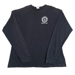 IBEW LOCAL#47 ビッグロゴ ロングtシャツ ブラック XLの画像
