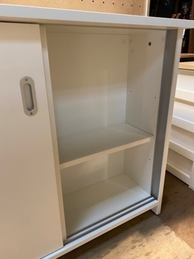 ☆新品 未使用品家具R.F.YAMAKAWA 書庫型カウンターⅢ MJホワイト 1200×450×1000　オフィス用家具 机