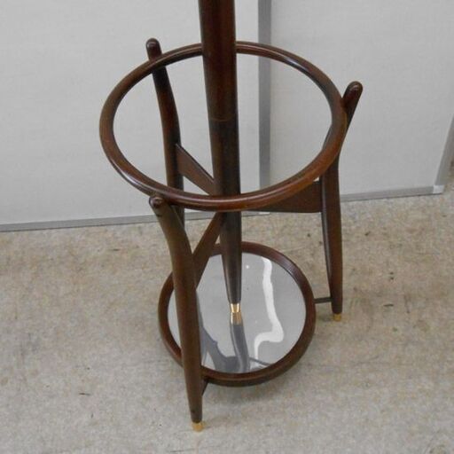 秋田木工 コートハンガー ポールハンガー コート掛け 傘立て 曲木