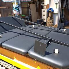 店舗同時販売中】 karimoku 本革2人掛けソファー