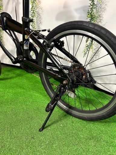 No.66LUPUS[ルプス]20吋 折り畳み自転車 アルミ/7speed/ブラック整備済み中古現状