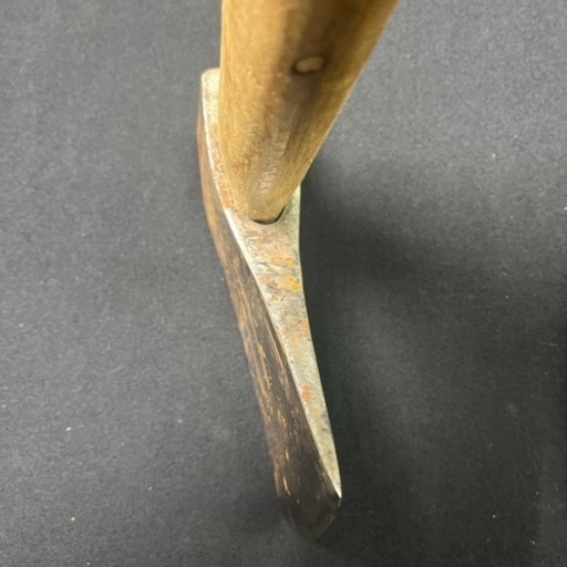 A12283 斧 マサカリ 大型 大工道具 薪割り 古道具 山師 全長69cmアウトドア キャンプ 林業 