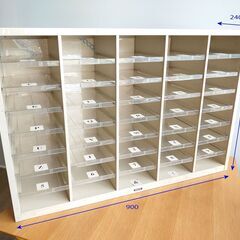 再募集【中古ランクC】パーツラック・仕切り棚・物品棚 幅900ｘ...