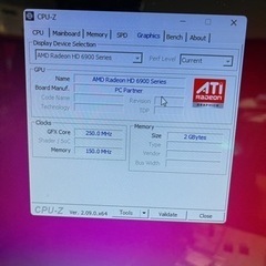 グラフィックボード　AMD RADEON HD 6950の画像
