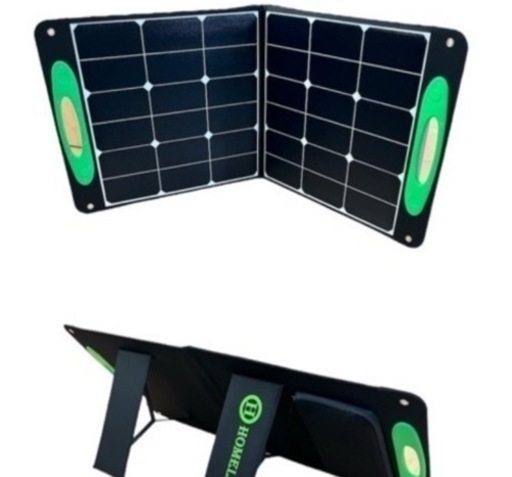 ソーラーパネル⭐️100w 折り畳みソーラーパネル 太陽光パネル 持ち運び アウトドア 災害用