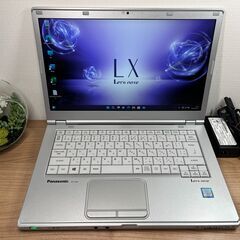 DVDモデル＞0624軽量 Panasonic レッツノート CF-LX6 8GB/SSD256 /i5