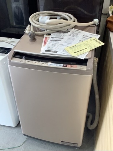 ＊HITACHI 日立電気洗濯乾燥機 洗濯乾燥機 ビートウォッシュ BW-DV100B 2018年製 洗濯10kg/乾燥5.5kg 家電 生活家電 洗濯機