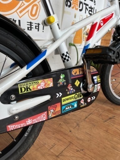 16インチ 子供用自転車 マリオカートコラボモデル【リサイクルマート