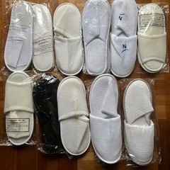 未使用品　使い捨てスリッパ11足