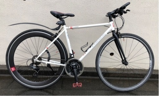 カノーバー　CANOVER クロスバイク 自転車 21段変速 クロモリ