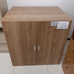 ★ジモティ割あり★  布団タンス 木目調ブラウン H90×D71...