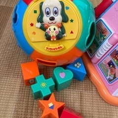 アンパンマン　よくばりボックス　わんわん　型はめ　パズルの画像