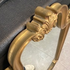 (ID34)ヴィンテージ調　ウォールミラー　現状品の画像