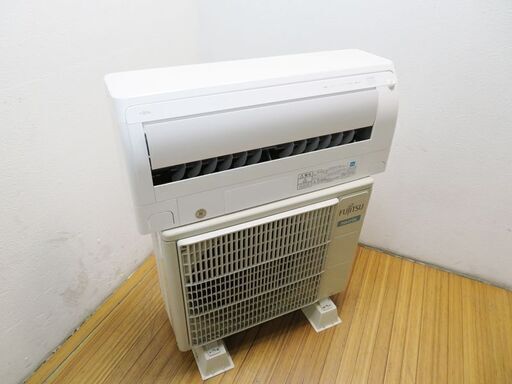 FUJITSU/富士通ゼネラル ルームエアコン AS-D22J-W 2019年製 おもに6畳用 nocria/ノクリア D02