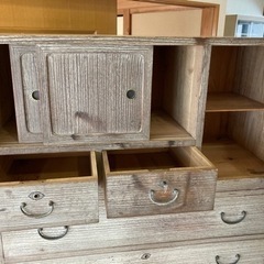 昭和レトロ　桐タンス　骨董の画像