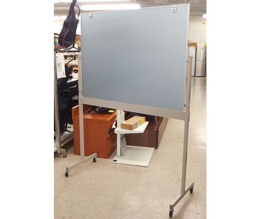 UCHIDA ホワイトボード 120×90cm 片面 キャスター付き オフィス家具 