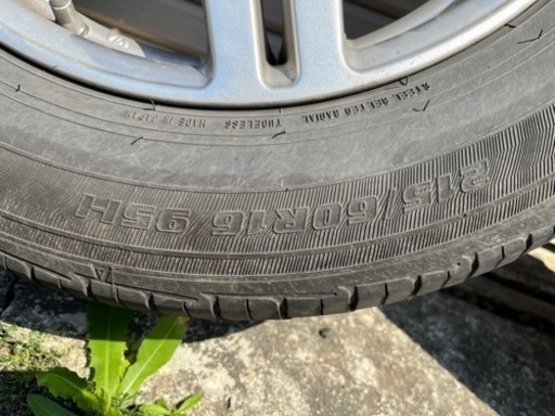 夏タイヤアルミホイールセット215/60R16　