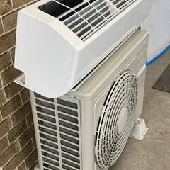 商談中　　HITACHI 日立 ルームエアコン 2021年 白くまくん RAS-D22LBK-W おもに6畳用 100V ステンレスクリーン 札幌市東区の画像