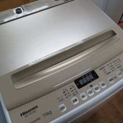 ♪Hisense/ハイセンス 洗濯機 HW-DG75C 7.5kg 2023年製 洗濯槽外し清掃 