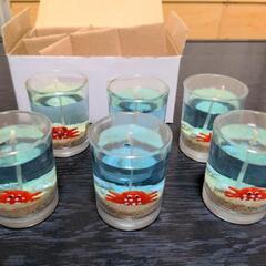 ゼリーキャンドル６個セット未使用箱入りの画像