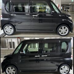 コミコミ価格 298000円★タント カスタム 後期 ターボ L375S H23年ブラック★車検たっぷりR8年6月迄♪最新地図カーナビ/ETC付き♪実走行約130800km 良好★愛媛県松山市よりの画像