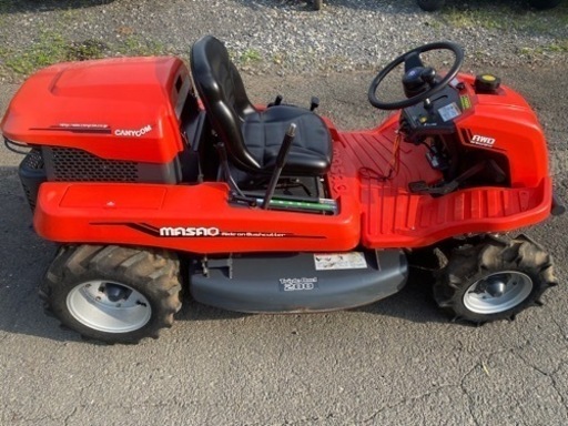 バッテリー新品！ 筑水キャニコム 乗用草刈機 マサオ CMS222 22馬力