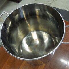 ② 寸胴鍋 直径35cm 深さ36cm ステンレス 調理器具 両手鍋 メーカー不明 煮込み料理 業務用 大鍋 ずんどう 札幌市東区 新道東店の画像