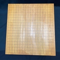 M14284【囲碁】脚付き 基盤 囲碁盤 厚み約14cm 重さ約14.2kg へそ付き 木製 カバー付き の画像