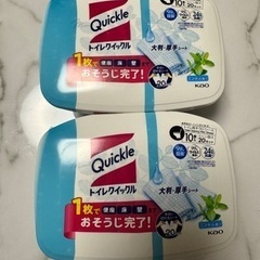 クイックル トイレクイックル トイレ用そうじシート 容器 10枚...