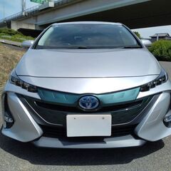 家庭用100V充電可.急速可！ワンオーナー！H29 プリウスPHV-Sナビ メーカー11.6インチナビ プリクラ レ-ダークルーズ 検R8.6の画像