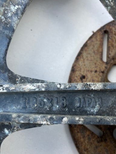 キャスト　18インチ　フロントホイール　大八