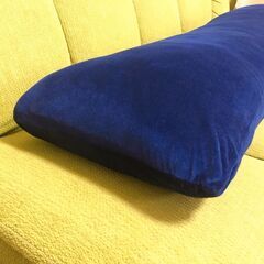 低反発ロングまくら ネイビーの画像