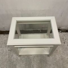 ◆🔶期間限定・特別価格🔶◆サイドテーブル IKEA ガラス シンプル モダン おしゃれの画像