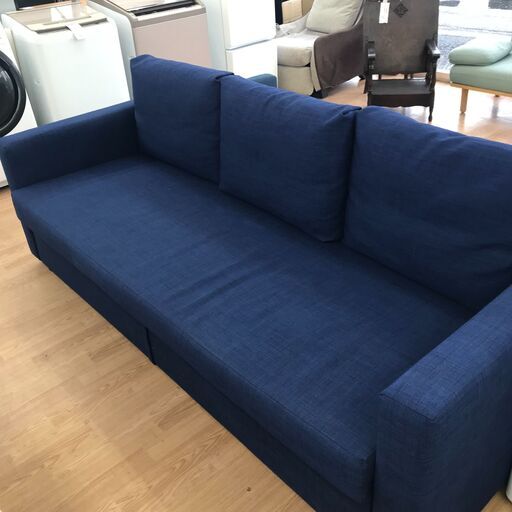 ★ジモティ割あり★ ソファベッド   H87×W228×D90 クリーニング済み KJ5475