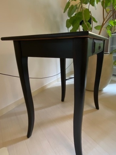 【取りに来てくださる方限定】Francfranc フランフラン　ノイダ　コンソールテーブル　引出し有り