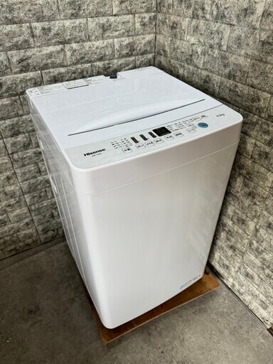 大阪送料無料★3か月保障付き★洗濯機★2021年★ハイセンス★4.5kg★HW-T45D★S-89