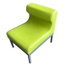 【ジ0628-21】 14000円相当のおしゃれ商品‼️  おしゃれオフィスチェア　黄緑  の画像