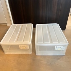 ニトリ　収納・クローゼットケース2つ