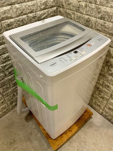 【高年式・美品】大阪送料無料★3か月保障付き★洗濯機★2023年★アクア★5.0kg★AQW-S5N★S-49